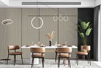 齐齐哈尔轻奢风格-餐厅