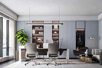 齐齐哈尔轻奢风格-书房