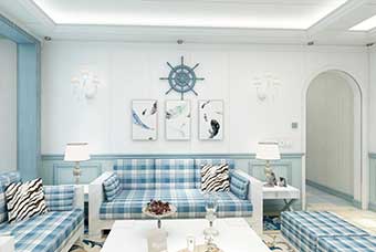 齐齐哈尔地中海风格-客厅