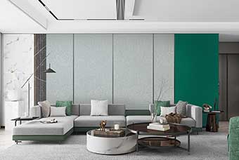 齐齐哈尔轻奢风格-客厅