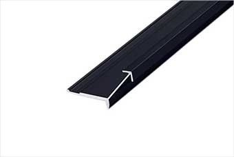 齐齐哈尔航空纤维墙咔铝合金阳角线（哑黑氧化）