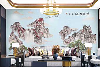 齐齐哈尔森佰汇航空纤维墙咔（鸿运当头）