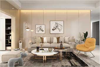 齐齐哈尔客厅空间案例