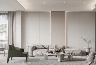 齐齐哈尔客厅空间案例